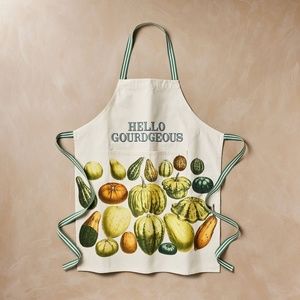 27"x34" Fall "Hello Gourdgeous" Cotton Kitchen Apron - John Derian for Target